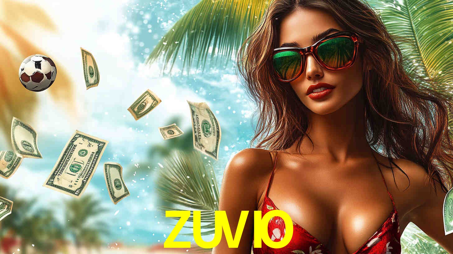 Escena dinámica inspirada en casino con iluminación ZUVIO, cartas, fichas e íconos de juegos digitales en un espacio moderno de juegos.